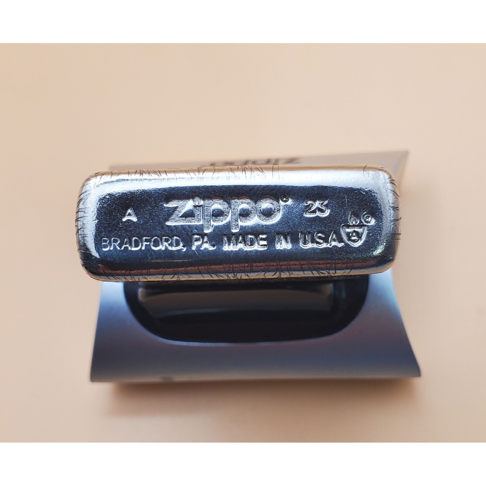 Zippo Lighter With An Engraved Sexy Nude Woman, Polished, Multi Sided - Picture 6 of 6